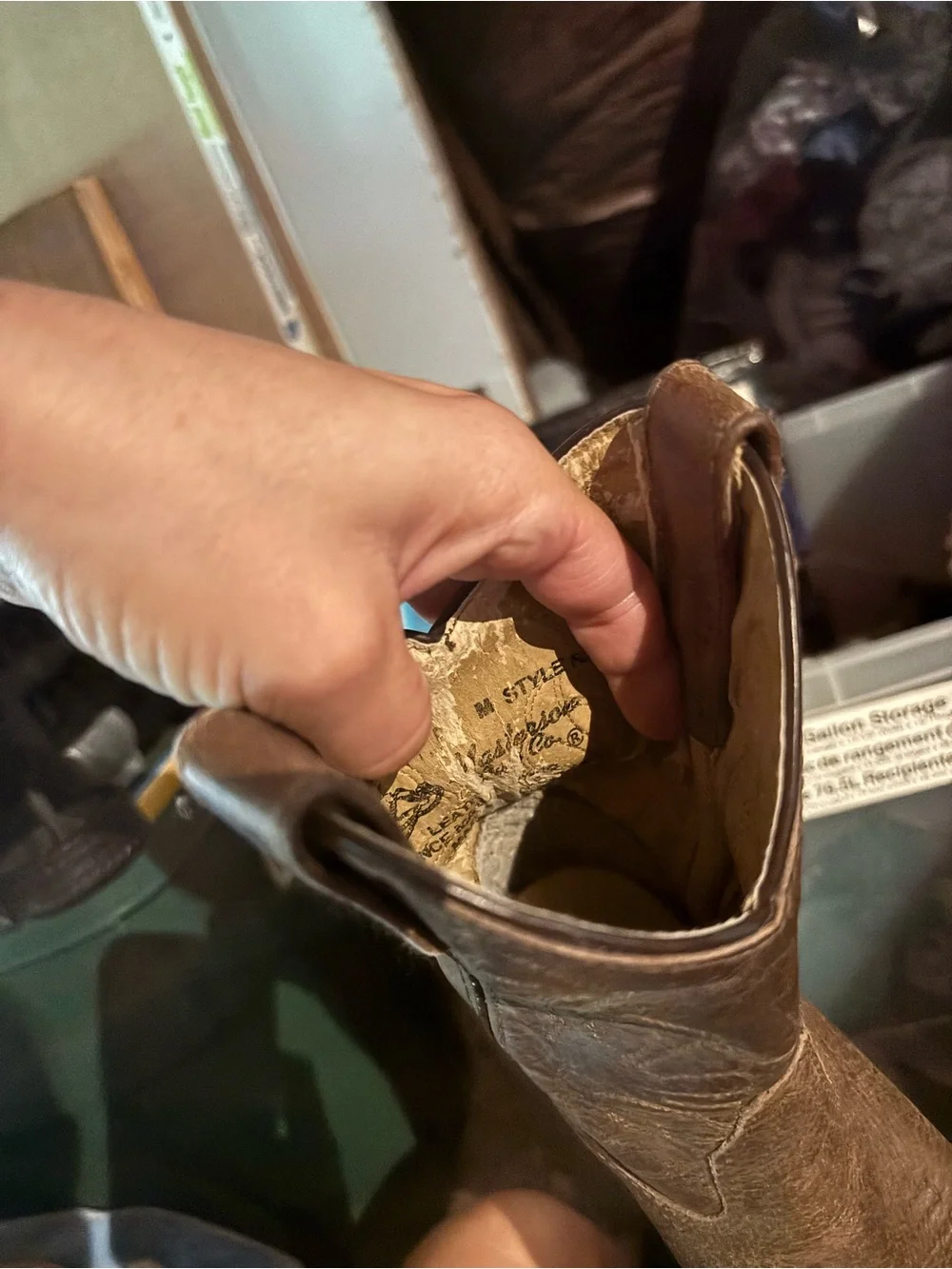 Men's Brown Western Ankle Boots